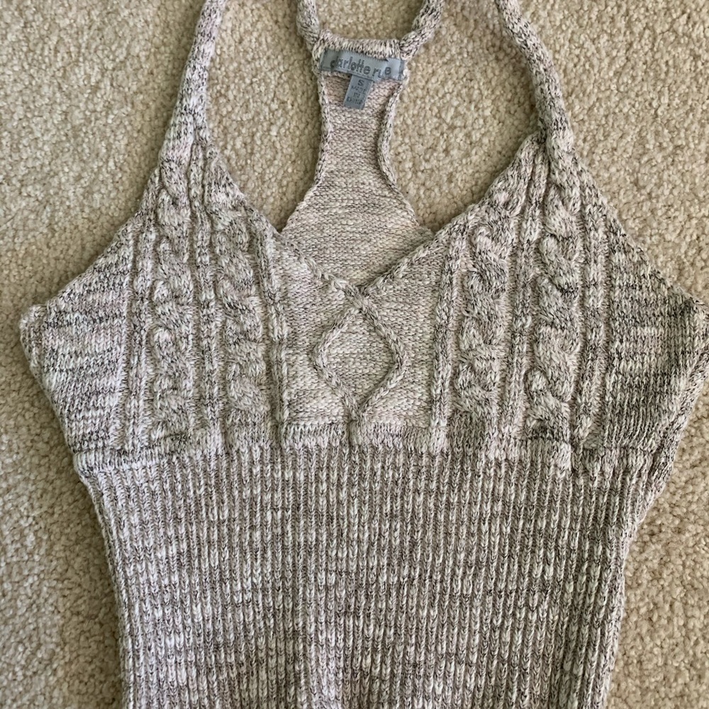 Sweater crop top